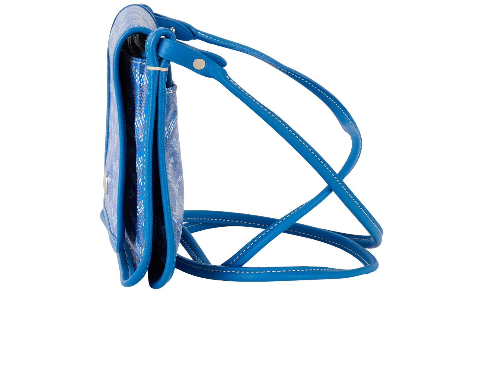 Plumet Wallet, &pound;750, Handbags, Blue, Canvas, Bottom view